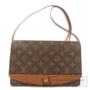Louis Vuitton Bordeaux Red Monogram Shoulder Bag Canvas